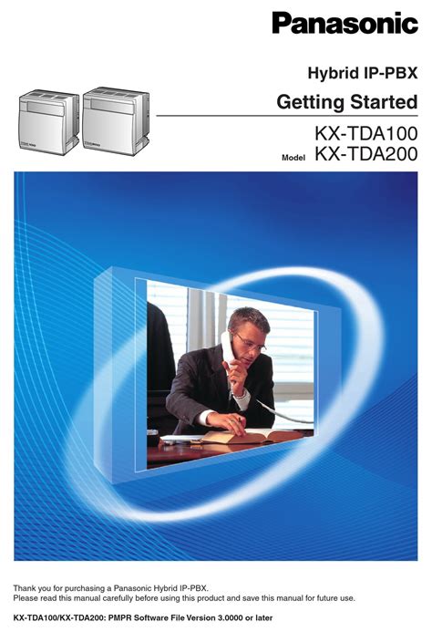 PANASONIC KX-TDA100 GETTING STARTED Pdf Download | ManualsLib