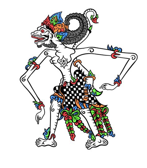 Wayang Kulit Tokoh Hanuman Obong Kesenian Tradisional Indonesia Jawa, Hanuman, Boneka Hanoman ...