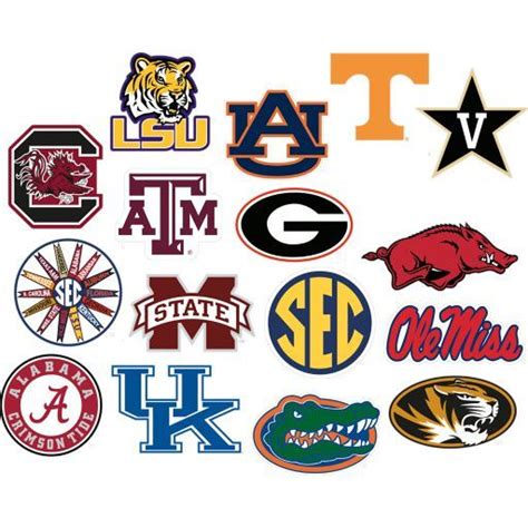 SEC Logo | Sec football, College football logos, Football team logos