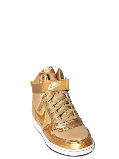 Nike Vandal High Top Sneakers in Gold (Metallic) for Men - Lyst