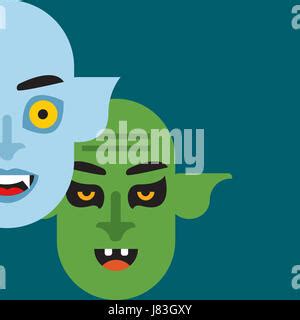 Zombie 3D illustration isolated on white background Stock Photo - Alamy