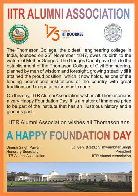 IIT Roorkee Alumni Association auf LinkedIn: #iitroorkee