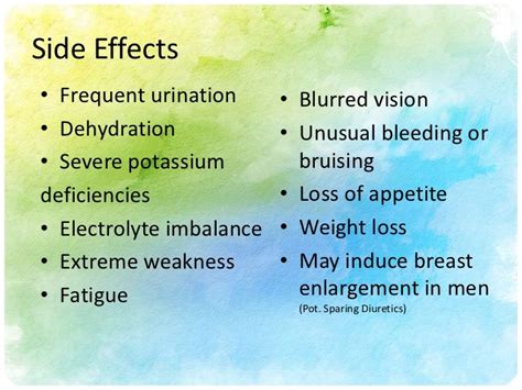 Diuretic drugs