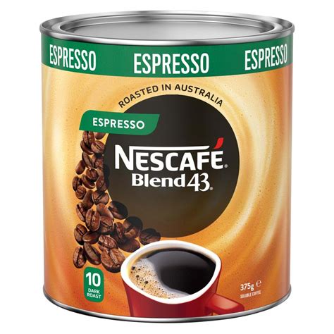 Nescafe Blend 43 Espresso Instant Coffee 375g Tin | Winc