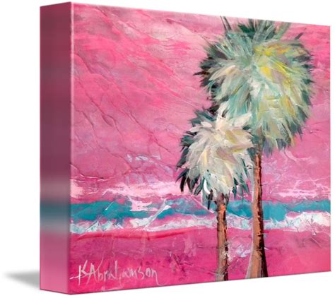 "Pink Horizon Palms" by Kristen Abrahamson | Wall art prints, Framed ...