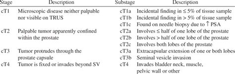 Prostate Cancer Clinical Staging by the 2002 American Joint Committee ...