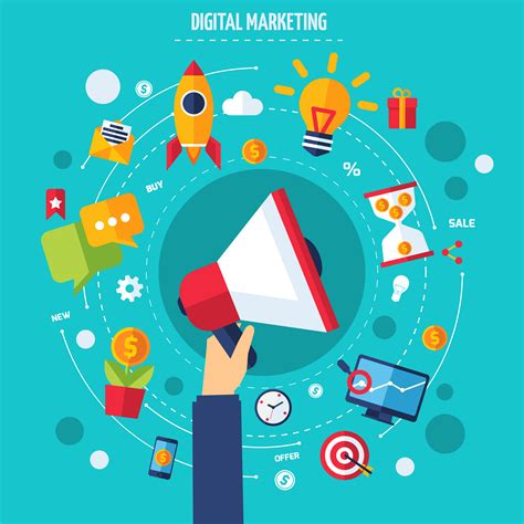 Digital Marketing Concept 469522 Vector Art at Vecteezy