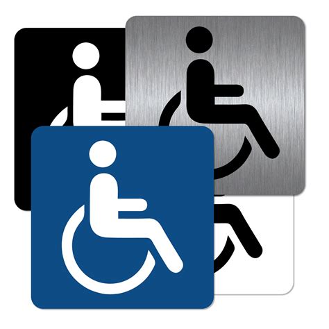 Handicap Symbol Sign - 6″x 6″ | Alpha Dog ADA Signs