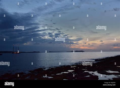 sunset on ibiza Stock Photo - Alamy