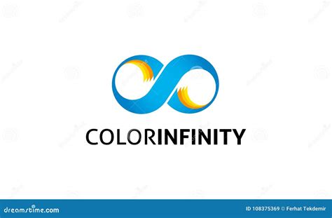 Color Infinity Logo Template Stock Illustration - Illustration of solutions, management: 108375369