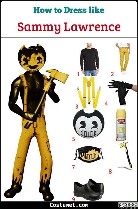 Sammy Lawrence (Bendy and the Ink Machine) Costume for Halloween