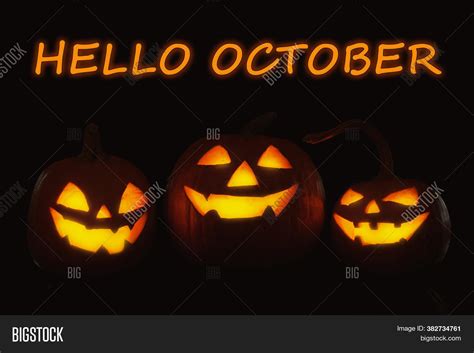 Hello October Card. Image & Photo (Free Trial) | Bigstock