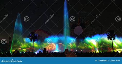 Disney California Adventure World of Color Show Editorial Stock Photo - Image of 2020, star ...