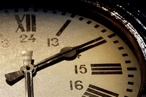 old, clock, roman, numerals, 24 hour, minute, time, vintage | Piqsels