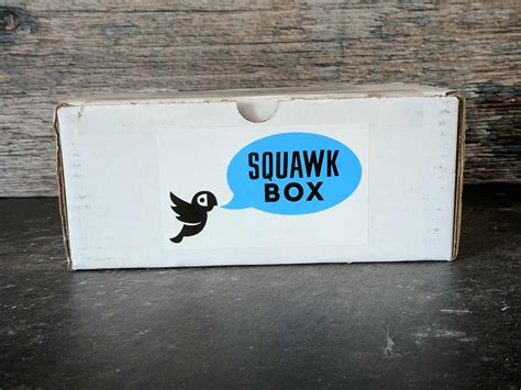 Squawk Box Subscription Box Review - August 2017 - Hello Subscription