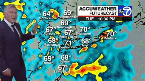 NYC Weather - AccuWeather Alert: Soaking rains, gusting winds arrive tonight - ABC7 New York