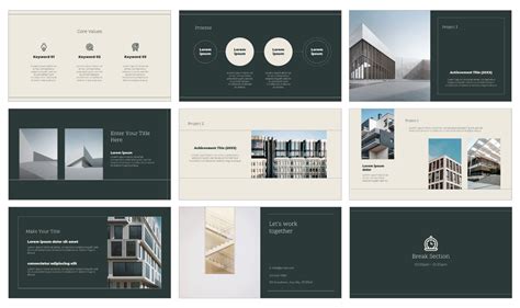 Architecture Studio Free PowerPoint Template and Google Slides Theme