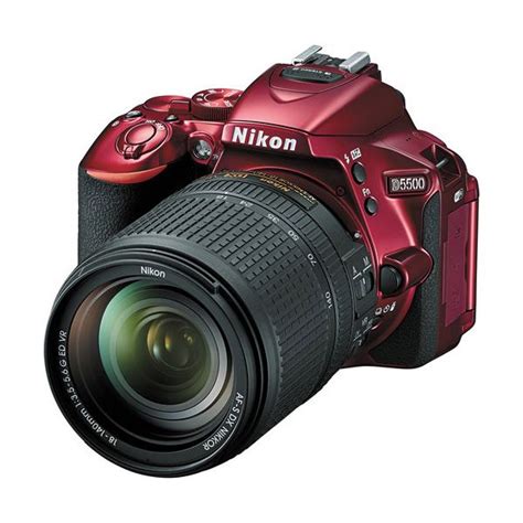 Nikon D5500 DSLR Camera with 18-140mm Lens (Red) 1552