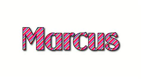 Marcus Logo | Free Name Design Tool from Flaming Text