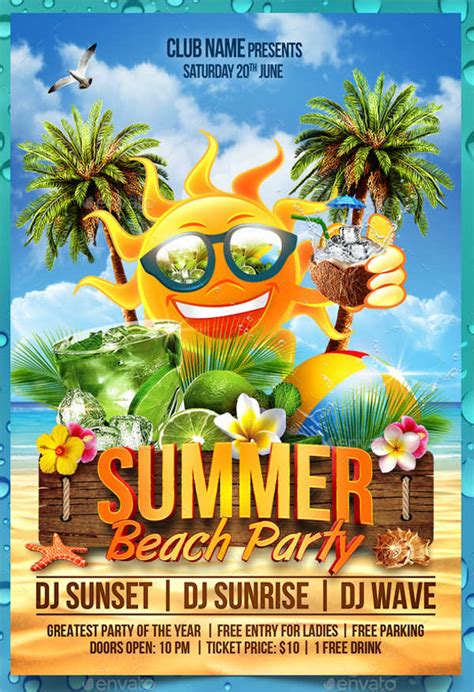 13+ Summer Party Flyer Templates - PSD, PDF, InDesign, EPS Vector File ...