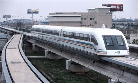 Changing tracks on the Shanghai Maglev - Checkerboard Hill