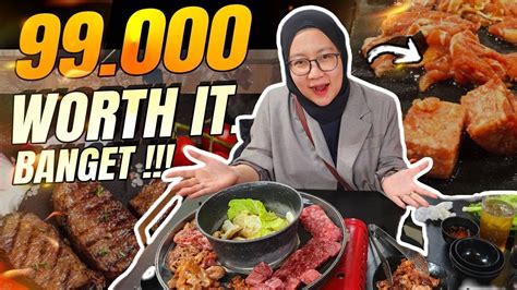 Review OMG OH MY GRILL All You Can Eat PALING WORTH IT | BANYAK VARIAN DAGING!! DIJAMIN NGGA ...