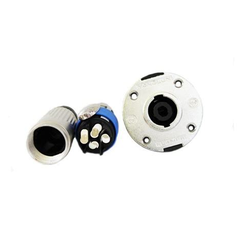 SPEAKER PLUG FOUR PIN CONNECTOR MALE + FEMALE - RDCARSHOW