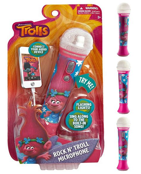 eKIDS Dreamworks Trolls Rock N' Troll Microphone - #TR-070.EM