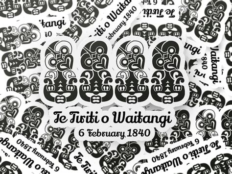 Digital Māori Te Tiriti O Waitangi Tiki Design, Waitangi Artwork for Prints, Print on Demand ...