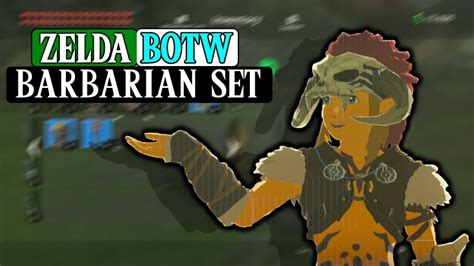 Zelda Breath Of The Wild Playthrough: Barbarian Set Guide (Labyrinth Locations Included) - YouTube