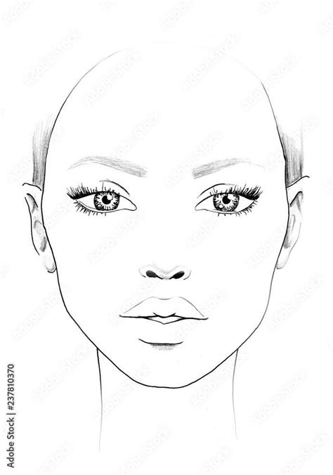 #facechart #facechartmakeup #makeupartistblank #makeup #makeuptemplate ...