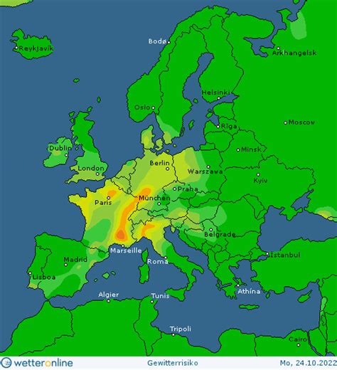 Thunderstorm forecast #Europe, #NorthAmerica and #Asia