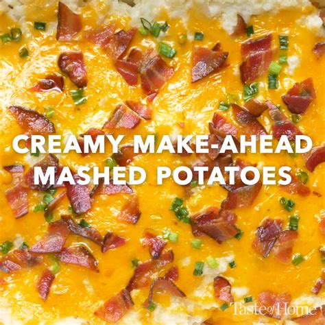 Creamy Make-Ahead Mashed Potatoes | Recipe | Recipes, Cooking, Food ...