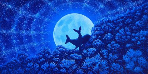 Mule Deer Moon Painting by Tim Francis - Fine Art America