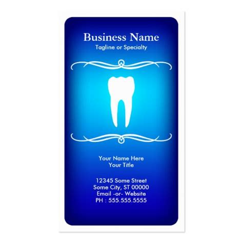 mod dental business card templates