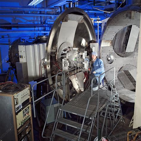 Ion thruster testing - Stock Image - C023/3069 - Science Photo Library