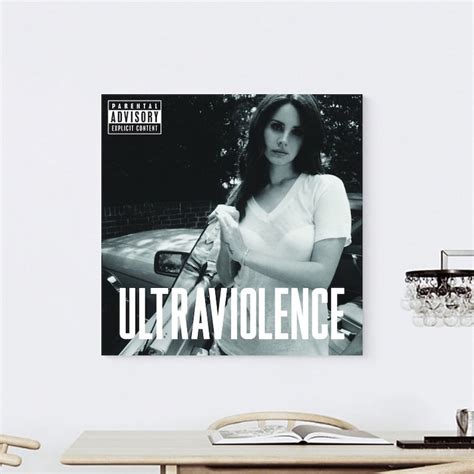 Ultraviolence Poster Album Cover Canvas Painting Art No Frame | Etsy