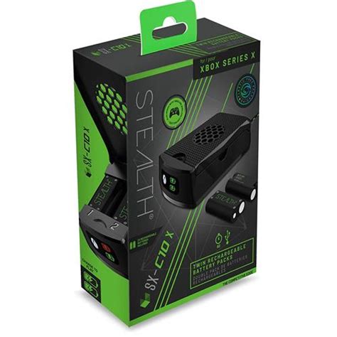 Xbox Series X Controller Battery Packs Twin Rechargeable STEALTH SX ...