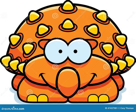 Smiling Little Ankylosaurus Stock Vector - Image: 47437981