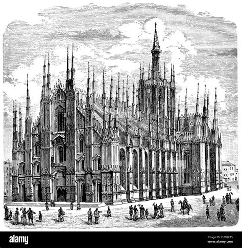 Cathedral of Milan, , (art history book, 1887), Dom zu Mailand ...