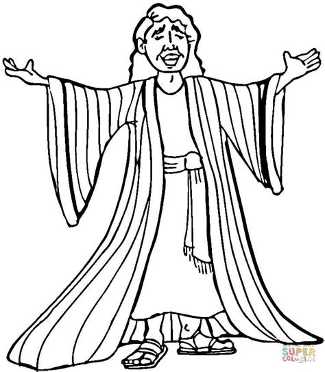 Joseph Many Colored Coat coloring page | Free Printable Coloring Pages