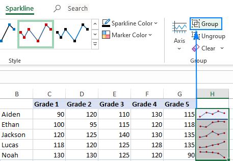 How To Create A Column Sparkline In Excel - Silva Waithe