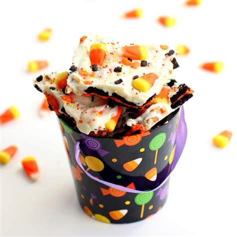 Halloween Candy Corn Cookie Bark