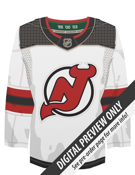 New Jersey Devils Away WoodJersey – WoodJerseys