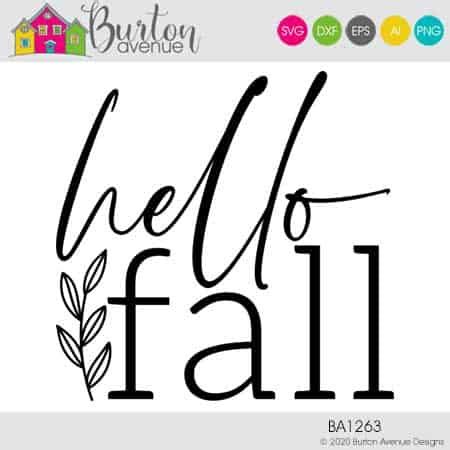 Hello-Fall-with-Leaves-BA - Burton Avenue