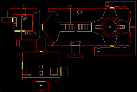 Level maps in PC Doom II: Hell on Earth