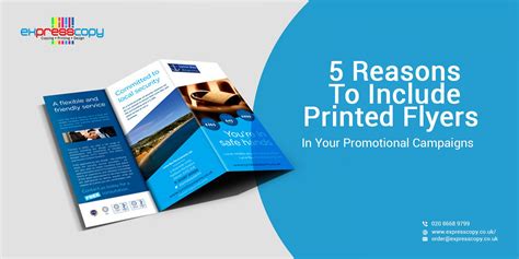 5 Reasons To Include Printed Flyers In Your Promotional Campaigns ...