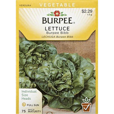 Burpee Seeds, Lettuce, Burpee Bibb | Shop | Tom's Food Markets