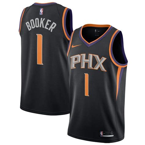 Men's Phoenix Suns Devin Booker Black Jersey Statement Edition en 2020 | Nike, Camisas y Baloncesto