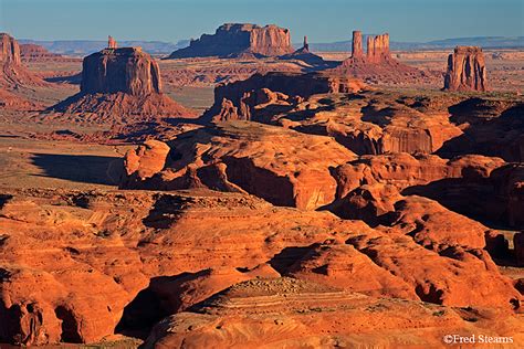 NAVAJO TRIBAL PARK - MONUMENT VALLEY - HUNTS MESA SUNRISE - STEARNS ...